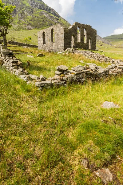 Rhosydd ruined chapel, Cwmorthin — Stock Photo, Image