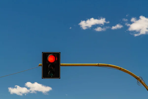 Semáforo en rojo — Foto de Stock