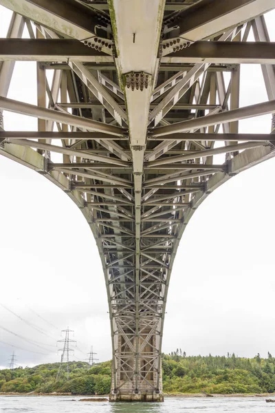 Vista debajo del puente Britannia desde abajo . —  Fotos de Stock