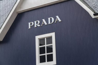 Prada 'nın başyazısı, imzası veya logosu