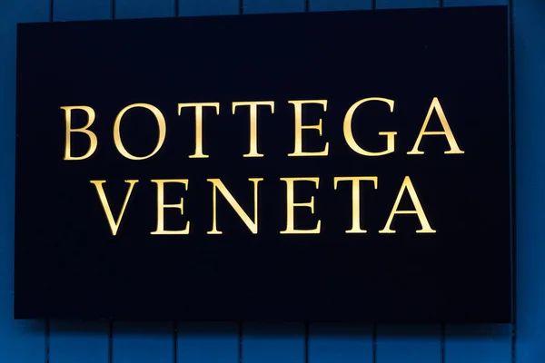 Redakcja, Podpis lub logo bottega veneta — Zdjęcie stockowe