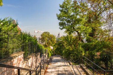 Budapeşte 'de Macar Parlamentosu Binası' nın kubbesi 