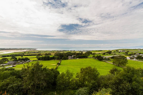 Blick Über Das Dorf Llanbedr Zur Westküste Von North Wales — Stockfoto