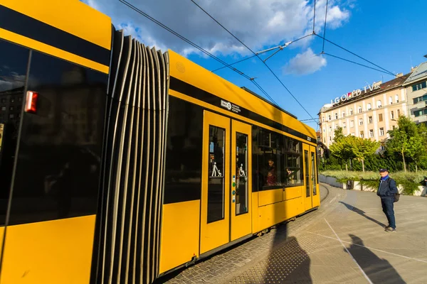 Budapeşte Macaristan Yayaları Trafiği Budapeşte Macaristan Eylül 2019 Macaristan — Stok fotoğraf
