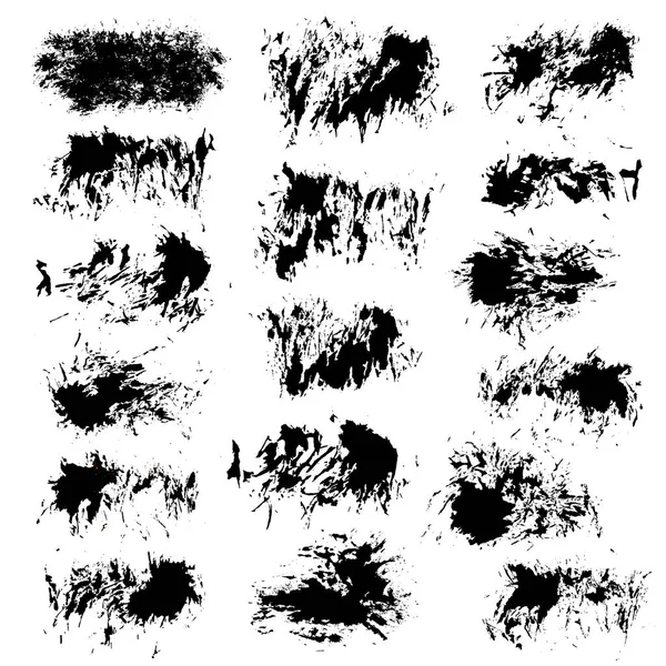 Brush Strokes Set 5 — Stock Vector