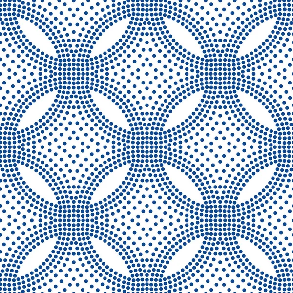 Pois motif floral demi-ton arrière-plan — Image vectorielle