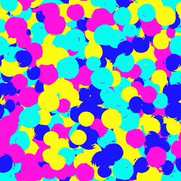 Vibrant Colorful Dots Pattern — Stock Vector