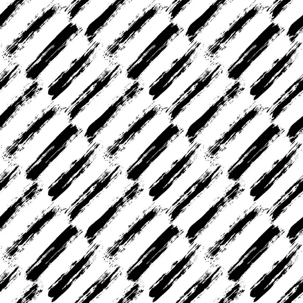 Penseel streken geschilderde patroon Diagonal — Stockvector