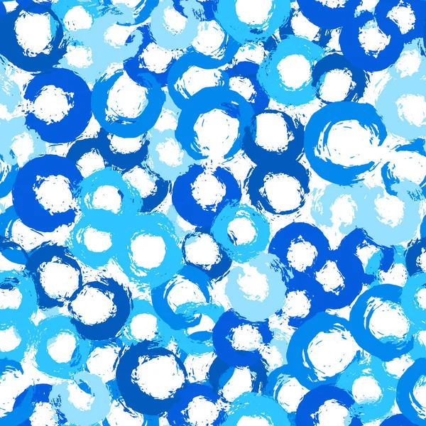 Fundo de bolha pintado azul — Vetor de Stock