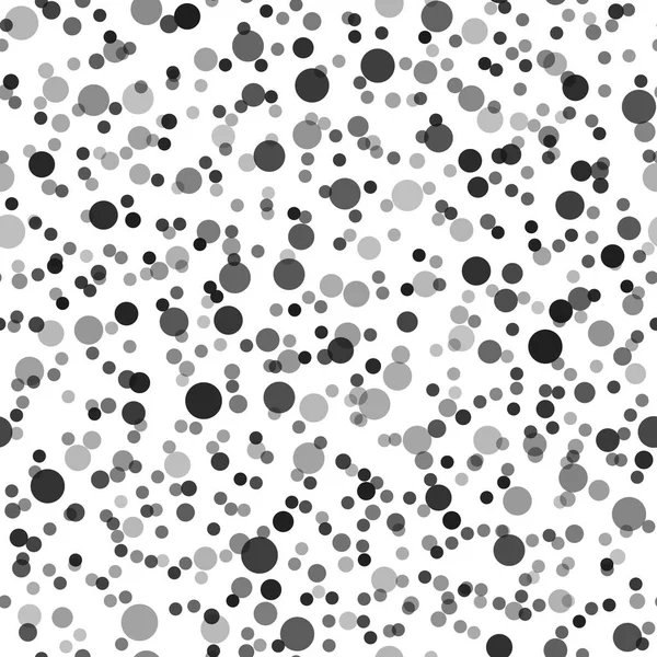 Dots Pattern Chaotic Black Grey Background — Stock Vector