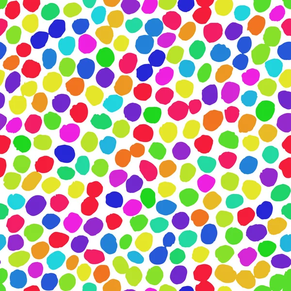 Pois irréguliers Rainbow Pattern — Image vectorielle