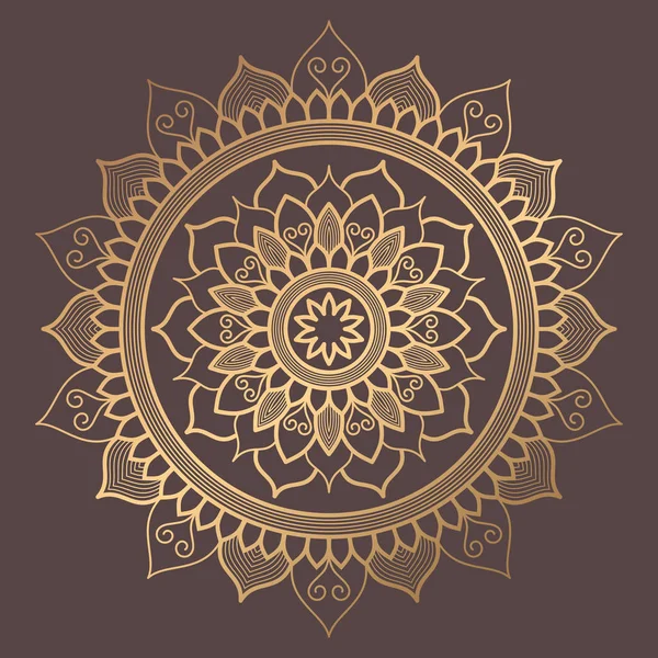 Mandala Vector Elemento de design — Vetor de Stock