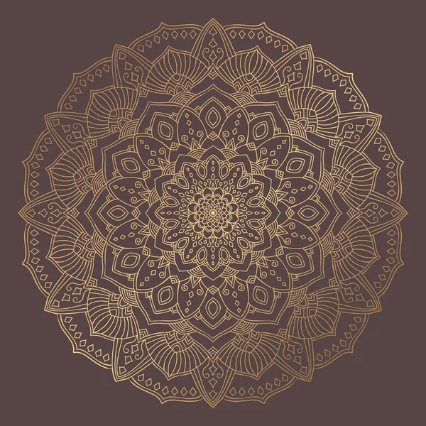 Mandala Vector Elemento de design — Vetor de Stock