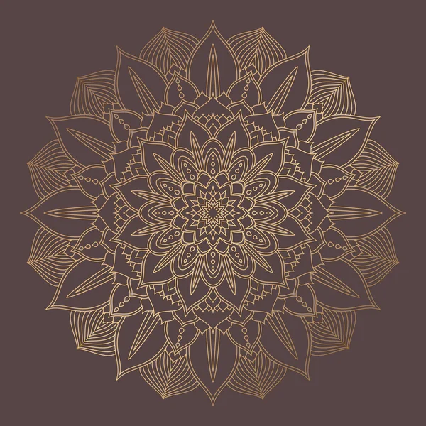 Mandala Vector Elemento de design — Vetor de Stock