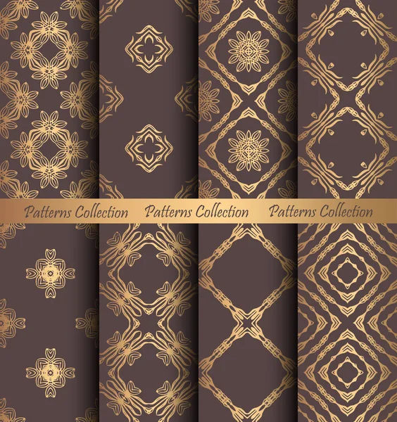 Motifs d'or Forgé Vintage Design — Image vectorielle