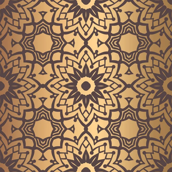 Modèle Arabesque doré — Image vectorielle