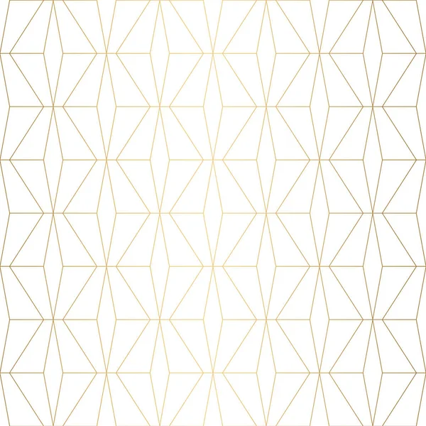 アール・デコ様式。シームレスな白と金の背景。結婚式の装飾 — ストックベクタ