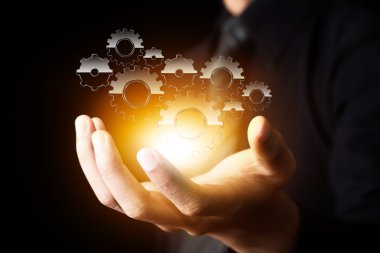 işadamı el kavram olarak dişli başarı göster