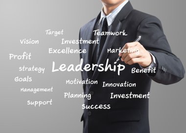 Liderlik yazma iş adamı