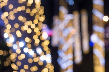 bokeh festival sezonunda aydınlatma, Noel ve Yılbaşı kutlamak