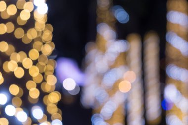 bokeh festival sezonunda aydınlatma, Noel ve Yılbaşı kutlamak