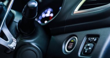 otomatik araba motoru Başlat düğmesini anahtarsız giriş için
