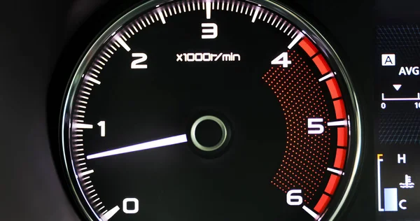 Kecepatan Mesin Mobil Otomotif Tampilan Teknologi — Stok Foto