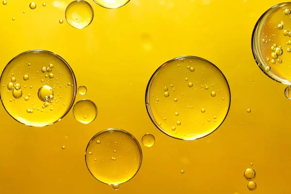 Zlatá Žlutá Bublina Olej — Stock fotografie