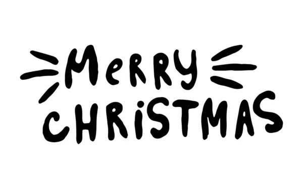 Saludos de temporada. Colección navideña dibujada a mano con elementos vectoriales de letras y decoración para tarjetas de felicitación, papelería, etiquetas de regalo, scrapbooking, invitaciones . — Vector de stock