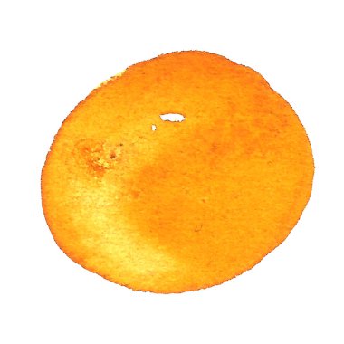 Soyut suluboya akvaryum eli lekeli sarı turuncu mavi mavi mor boya lekesi.