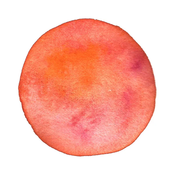 Abstrato aquarelle aquarelle mão desenhada blot colorido amarelo laranja vermelho azul verde tinta roxa mancha mancha . — Fotografia de Stock