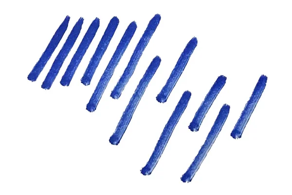 Illustration med åtta blå inskriptioner Vårvibbar, i handskrift stil, med blad och textur, för att möta våren, vårlov, tryck på tyg eller papper, och digitalt — Stockfoto