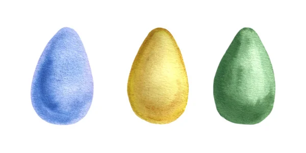 Pastel Pascua Huevos Ramitas Sauce Pintadas Acuarela Ilustración Dibujada Mano — Foto de Stock