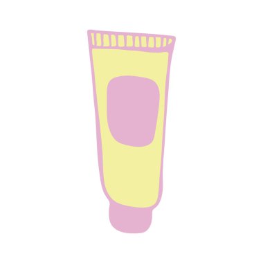 Cilt bakımı kozmetik çizgisi simgeleri. Krema, serum damlası ve yüz jölesi veya losyon ikonları. UV koruması. Yağ, E vitamini ve Kolajen sembolleri.