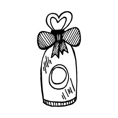 Cilt bakımı kozmetik el yapımı vektör çizimi. Krema, parfüm, serum damlası ve yüz jölesi veya losyon ikonları. 24 saat yüz kremi koruması. Tıbbi cilt kozmetiği.