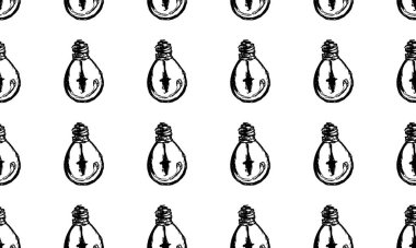 çizilmiş lamba simgeleri, lamba kalem çizgisi