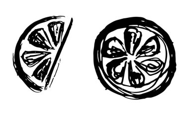 Vektör kümesi kroki kokteyller ve alkollü içecekler