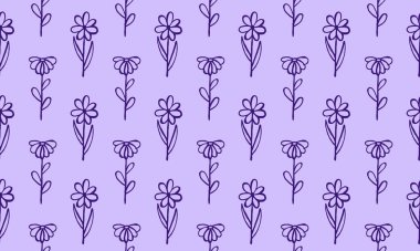 Şakayık çiçekli çizimler. Soyut çiçek çizimi. el çizimi vektör sanatı.