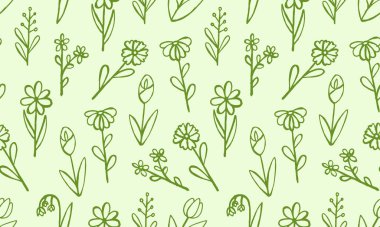 Şakayık çiçekli çizimler. Soyut çiçek çizimi. el çizimi vektör sanatı.