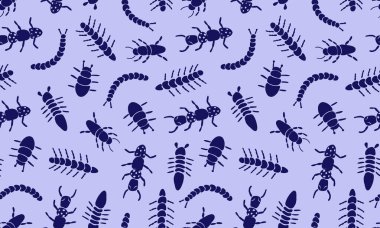 Böcek Icons set - ince çizgi stili içindeki hata simgeler vektör toplama