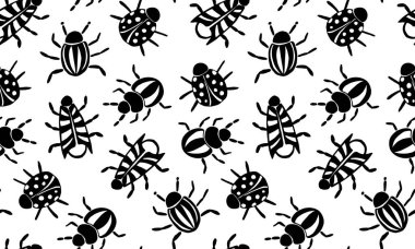 Böcek Icons set - ince çizgi stili içindeki hata simgeler vektör toplama