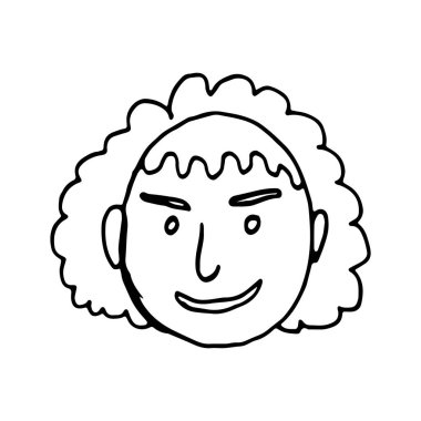 karikatür yüz vektör insanlar illüstrasyonu