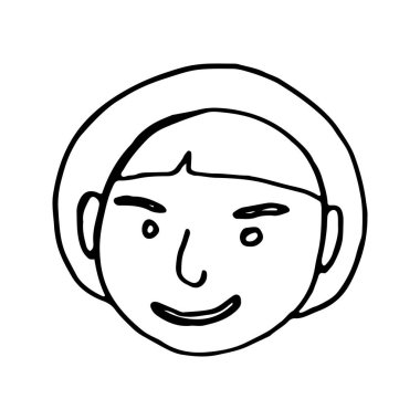 karikatür yüz vektör insanlar illüstrasyonu