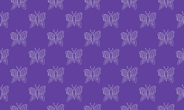 Beyaz arka planda izole edilmiş güzel renkli kelebek. El çizimi çizimi