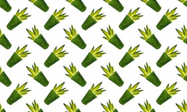 Suluboya kaktüs dikişsiz desen. Suluboya kaktüsler, elle çizilmiş kaktüsler.