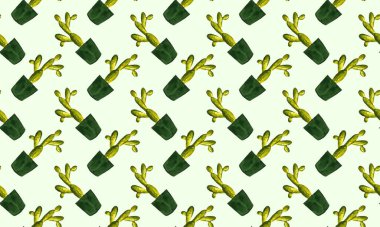 Suluboya kaktüs dikişsiz desen. Suluboya kaktüsler, elle çizilmiş kaktüsler.