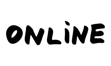 Vektör el çevrimiçi harf çizimi