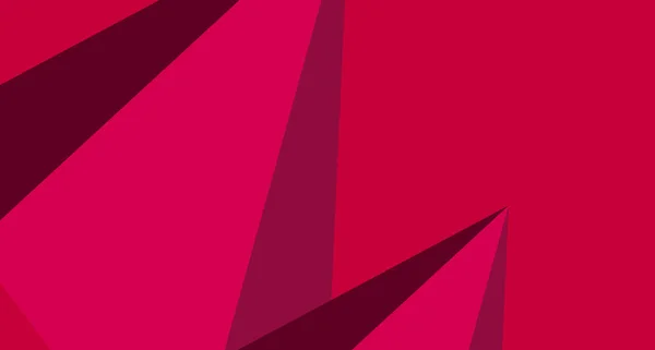 Rotes Dreieck Vektor Hintergrund Geometrische Form — Stockvektor