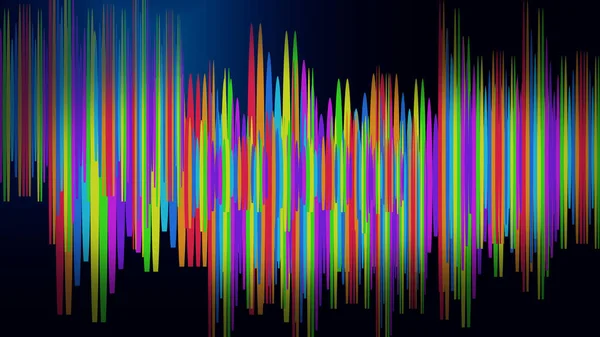 Colorful sound waves  design.