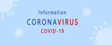 coronavirus, covid-19 virus, disease, epidemic, danger of fever, bannerinformation, info clipart